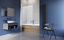 Шторка для ванної Radaway Essenza Pro PND II 100 см ліва хром/прозоре скло 10102100-01-01L