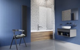 Шторка для ванной Radaway Essenza Pro PND II 110 см правая хром/прозрачное стекло 10102110-01-01R