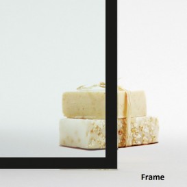 Шторка для ванної Radaway Idea Black PNJ Frame 80 прозоре скло / чорний 10001080-54-56