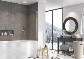 Шторка для ванной Radaway Nes 8 PNJ I 60 правая хром/прозрачное стекло 10061060-01-01R