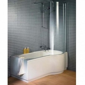 Шторка для ванної Riho Novik Z108 Dorado права хром/прозоре скло GZT94000762