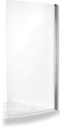 Шторка для ванны PoolSpa Mistral-N 90х153 left/right стекло прозрачное/профиль хром PI4000097