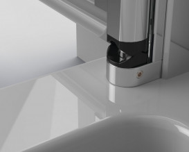 Шторка для ванны Radaway Eos PND II 110х150 см правая профиль хром стекло прозрачное 1206211-01R