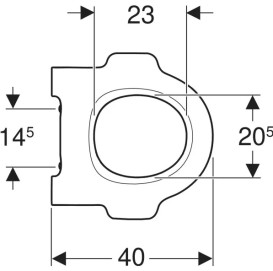 Сиденье для детского унитаза Geberit Bambini с функцией поддержки дюропласт белый 502.971.01.1