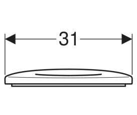 Сиденье для детского унитаза Kolo Bambi полипропилен белый 1101912UA