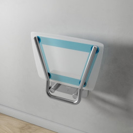 Сиденье для душа Ravak Ovo B Decor II Blueline белый/голубой B8F0000055