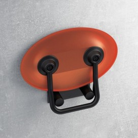 Сидіння для душа Ravak OVO-P помаранчевий / чорний B8F0000044