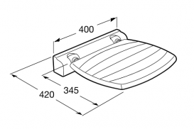 Сиденье для душа Roca Access Comfort откидное белый A816912009