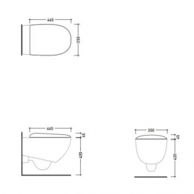 Сиденье для унитаза FLAMINIA Spin 5085CW03