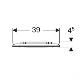 Сиденье для унитаза Geberit Selnova Comfort Square дюропласт белый 500.794.01.1