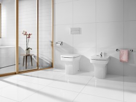 Сидіння з кришкою для унітазу Roca Dama-N лаковане з антибактеріальної структурою дюропласт білий A801780004