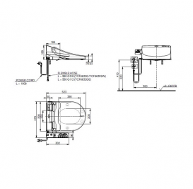 Сиденье для унитаза TOTO EK 2.0 Washlet с функцией биде белый TCF6632G#NW1
