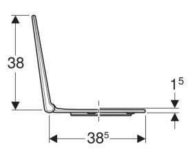 Сиденье с крышкой для детского унитаза Geberit Bambini дюропласт белый 502.969.01.1