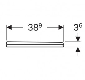 Сиденье с крышкой для детского унитаза Geberit Bambini дюропласт белый 573334000