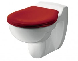 Сидіння з кришкою для дитячого унітазу Geberit Bambini дюропласт червоний 573337000