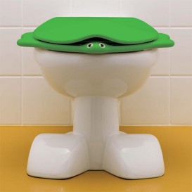 Сидіння з кришкою для дитячого унітазу Geberit Bambini Черепаха зелений 573361000