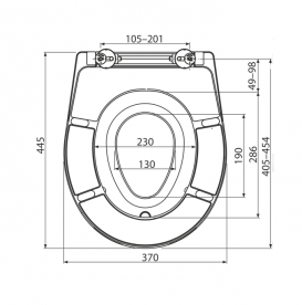 Сидіння з кришкою для унітазу AlcaPlast з дитячим вкладишем Soft Close білий A606
