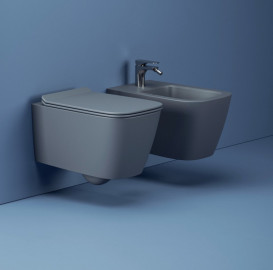 Сиденье с крышкой для унитаза ArtCeram A16 SoftClose дюропласт серый ASA001 15;71