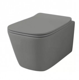 Сиденье с крышкой для унитаза ArtCeram A16 SoftClose дюропласт серый ASA001 15;71