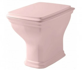 Сидіння із кришкою для унітазу ArtCeram Civitas SoftClose дюропласт рожевий петлі золото CIA010 33;73