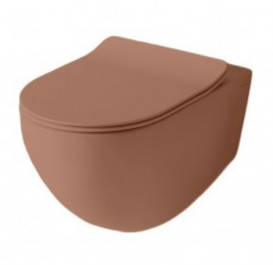Сиденье с крышкой для унитаза ArtCeram File 2.0 SoftClose дюропласт светло-коричневый FLA014 40