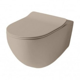 Сидіння із кришкою для унітазу ArtCeram File 2.0 SoftClose дюропласт бежевий FLA014 41