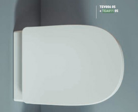 Сиденье с крышкой для унитаза ArtCeram Ten Soft-Close дюропласт белый матовый TEA011 05