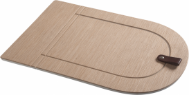 Сиденье с крышкой для унитаза ArtCeram The One дюропласт дуб THA001 82