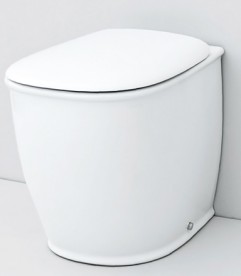 Сидіння з кришкою для унітазу ArtCeram Azuley білий матовий / бронза AZA001 05; 72