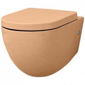 Сидіння з кришкою для унітазу ArtCeram File 2.0 дюропласт помаранчевий FLA002 13