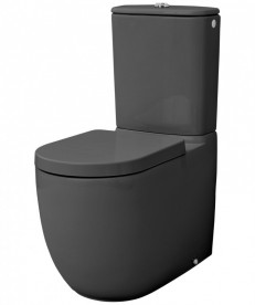 Сиденье с крышкой для унитаза ArtCeram File 2.0 дюропласт серый FLA002 15