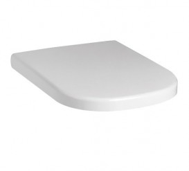 Сиденье с крышкой для унитаза ArtCeram Faster белый глянцевый/хром FSA001 01;71
