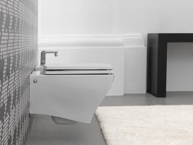 Сидіння з кришкою для унітазу ArtCeram JAZZ білий глянцевий / золото JZA006 01; 73