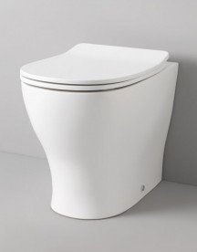 Сидіння з кришкою для унітазу ArtCeram Ten тонке дюропласт білий TEA005