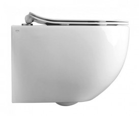 Сиденье с крышкой для унитаза Axa Glomp soft-close белый глянцевый 319101