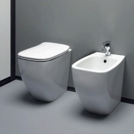 Сидіння з кришкою для унітазу Axa White Jam soft-close білий глянцевий AF3301