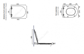 Сидіння з кришкою для унітазу Catalano Zero / Sfera з мікроліфтом напівкругле колір чорний матовий 5SCSTPNS