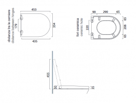 Сидіння з кришкою для унітазу Catalano Sfera Comfort Soft-close антибактеріальне білий 5HNSTF00
