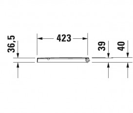 Сиденье с крышкой для унитаза Duravit ME by Starck soft-close дюропласт белый 0020190000
