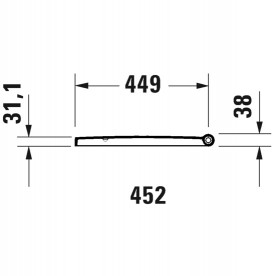 Сиденье с крышкой для унитаза Duravit Vero Air soft-close дюропласт белый 0022090000