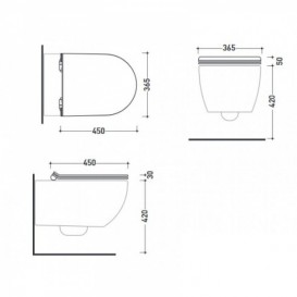 Сидіння з кришкою для унітазу Flaminia App Soft Close тонке з мікроліфтом молочно-білий матовий QKCW05 Latte