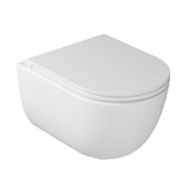 Сидіння із кришкою для унітазу Galassia Dream Extra Slim Soft-Close білий матовий 7330MT