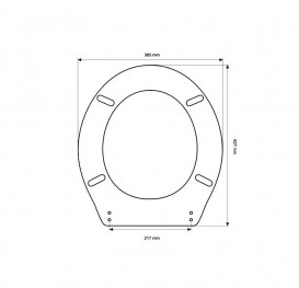 Сиденье с крышкой для унитаза Galassia Ethos белый 8482