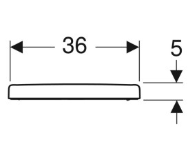 Сиденье с крышкой для унитаза Geberit iCon Soft-Close дюропласт белый глянцевый 501.660.01.1