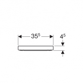 Сидіння з кришкою для унітазу Geberit iCon дюропласт білий 574120000
