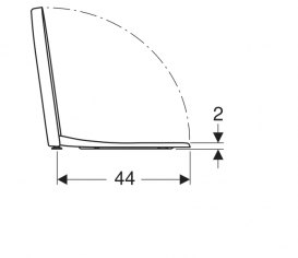 Сидіння з кришкою для унітазу Geberit iCon дюропласт білий 574120000