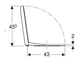 Сидіння з кришкою для унітазу Geberit iCon з мікроліфтом швидкознімне дюропласт білий 500.670.01.1