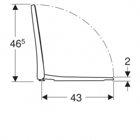 Сидіння з кришкою для унітазу Geberit iCon Slim з мікроліфтом дюропласт білий 574950000