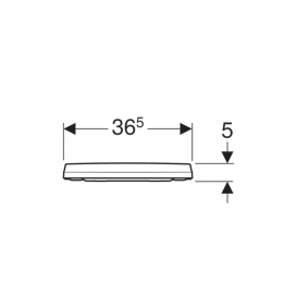 Сидіння з кришкою для унітазу Geberit iCon Slim з мікроліфтом швидкознімне дюропласт білий 500.835.01.1