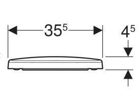 Сидіння із кришкою для унітазу Geberit Modo Soft-Close дюропласт білий глянсовий 502.828.00.1